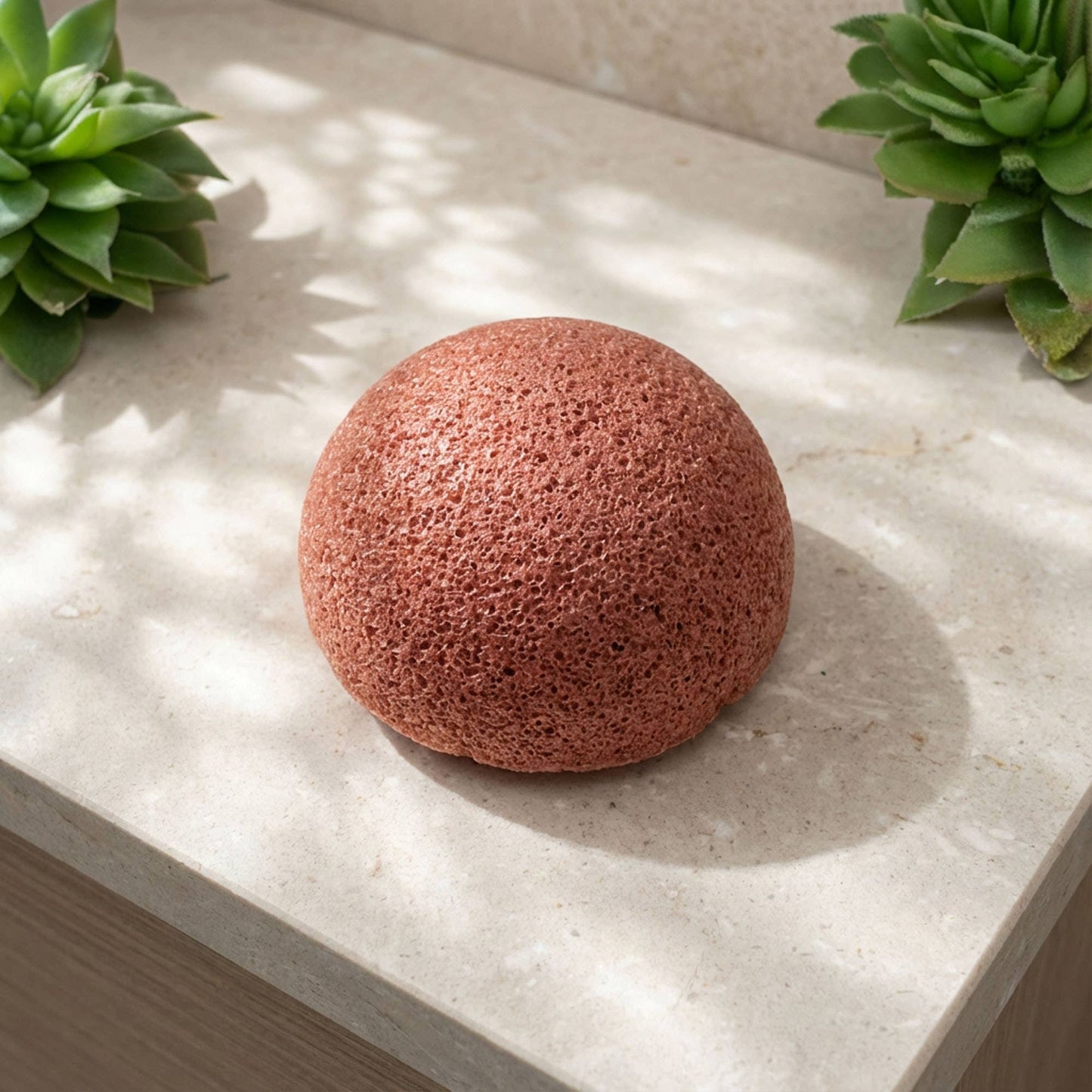 Natural Konjac Facial Cleansing Sponge | Rust