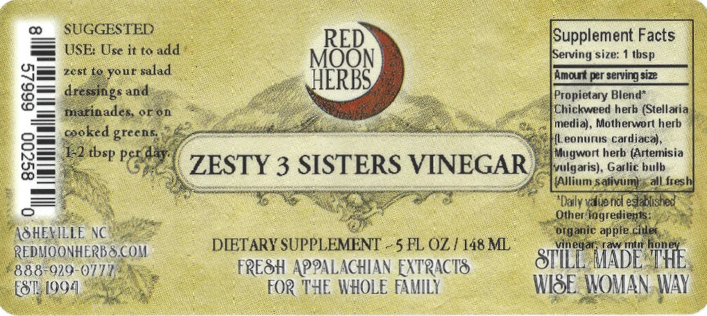 Three Sisters Herbal Vinegar