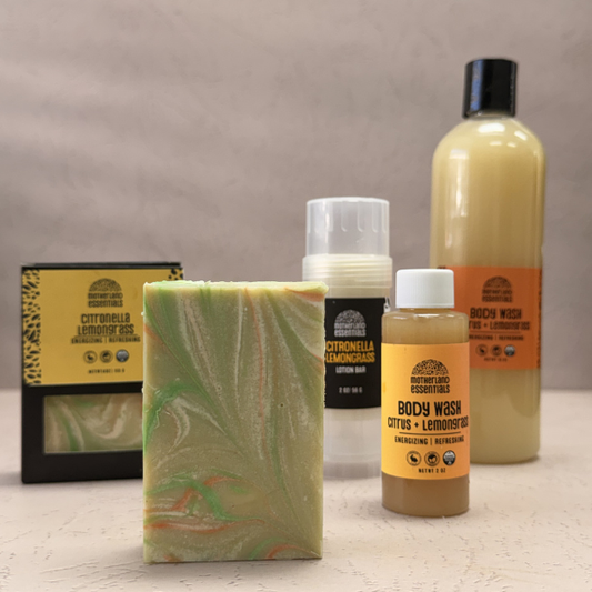 Citronella + Lemongrass Shampoo and Body Soap Bar