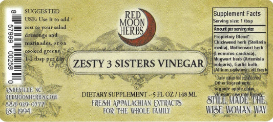 Three Sisters Herbal Vinegar