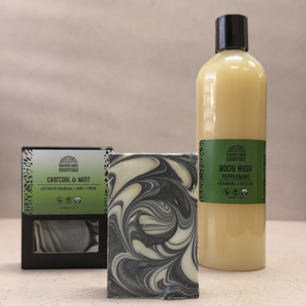 Charcoal & Mint Shampoo & Body Soap Bar