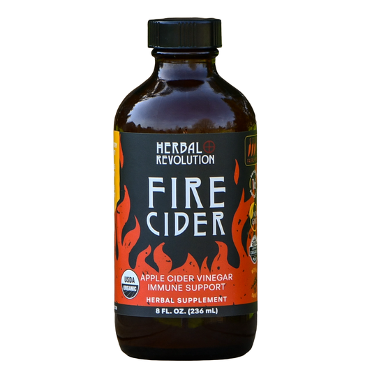 Fire Cider: Organic Raw Herbal ACV w/Mother Allergy + Immune