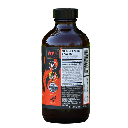 Fire Cider: Organic Raw Herbal ACV w/Mother Allergy + Immune