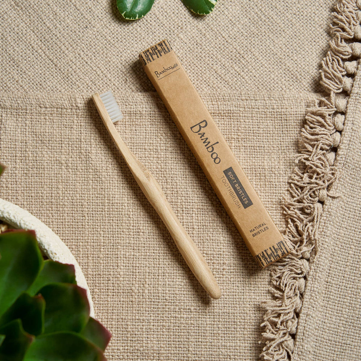 100% Compostable Bamboo Toothbrush