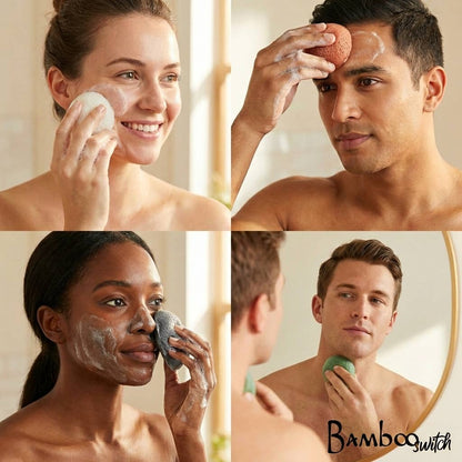 Natural Konjac Facial Cleansing Sponge | Rust
